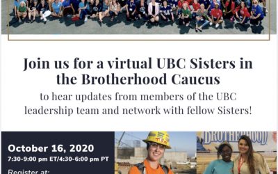 UBC Sisters Virtual Caucus and Tradeswomen Build Nations 2020