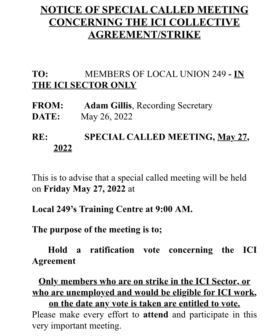 notice-of-special-called-meeting-may-27th-2022-at-9-00am-local-249